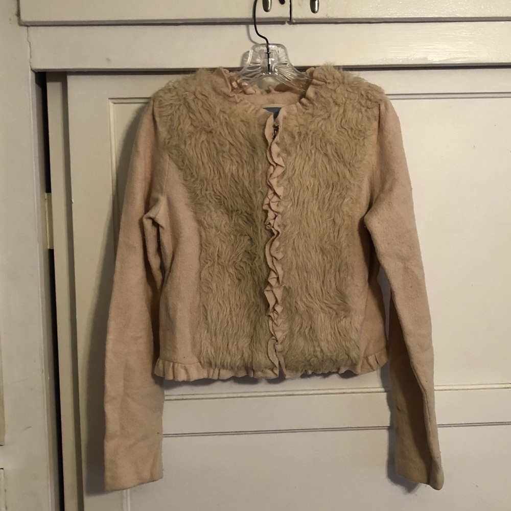 Anthropologie Furry Sweater!